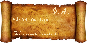 Végh Adrienn névjegykártya
