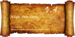 Végh Adrienn névjegykártya