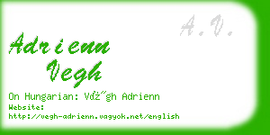 adrienn vegh business card